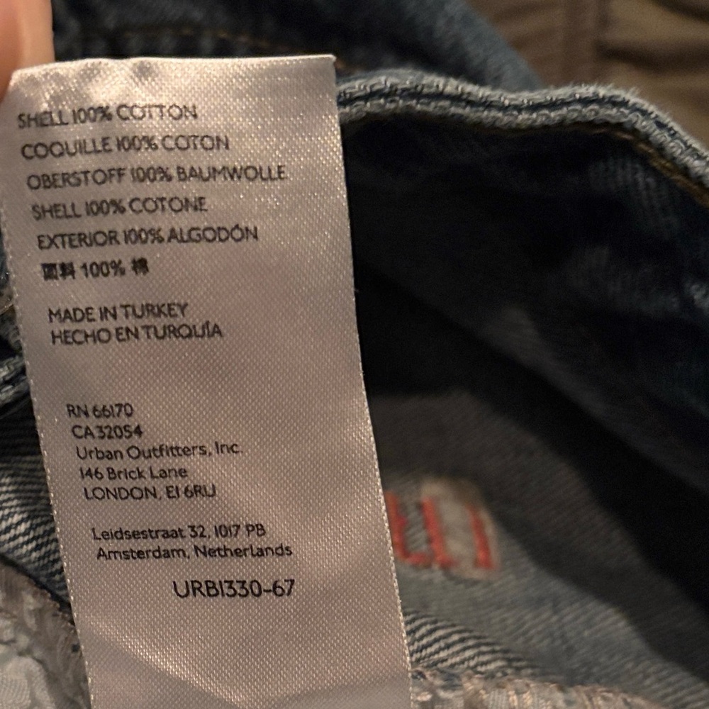 BDG High-waisted Baggy Jean sz 27 Medium Wash Rigid Denim Slouchy Relaxed Y2K - Picture 9 of 9